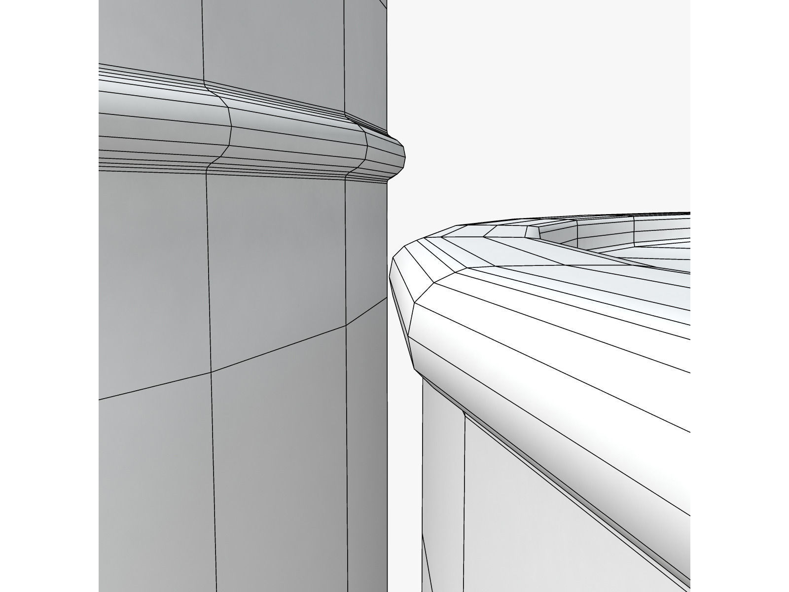 Old Rusty Barrel Low-poly 3D model_12