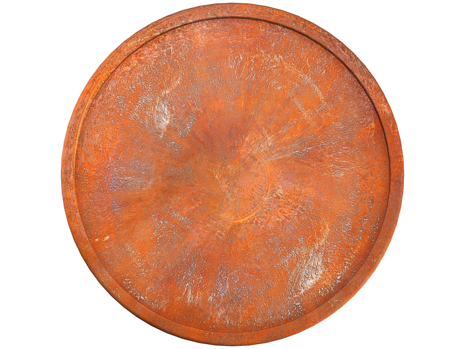 Old Rusty Barrel Low-poly 3D model_10