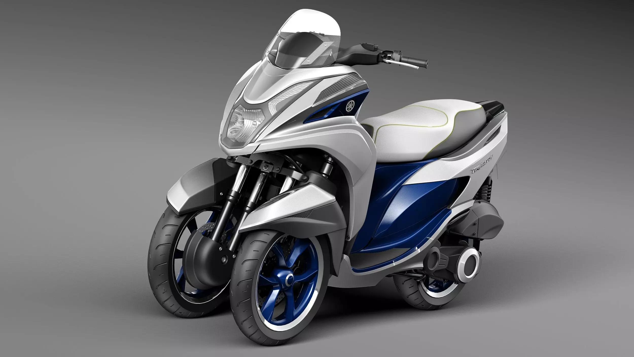 Yamaha Tricity 2015 scooter 3D model_0