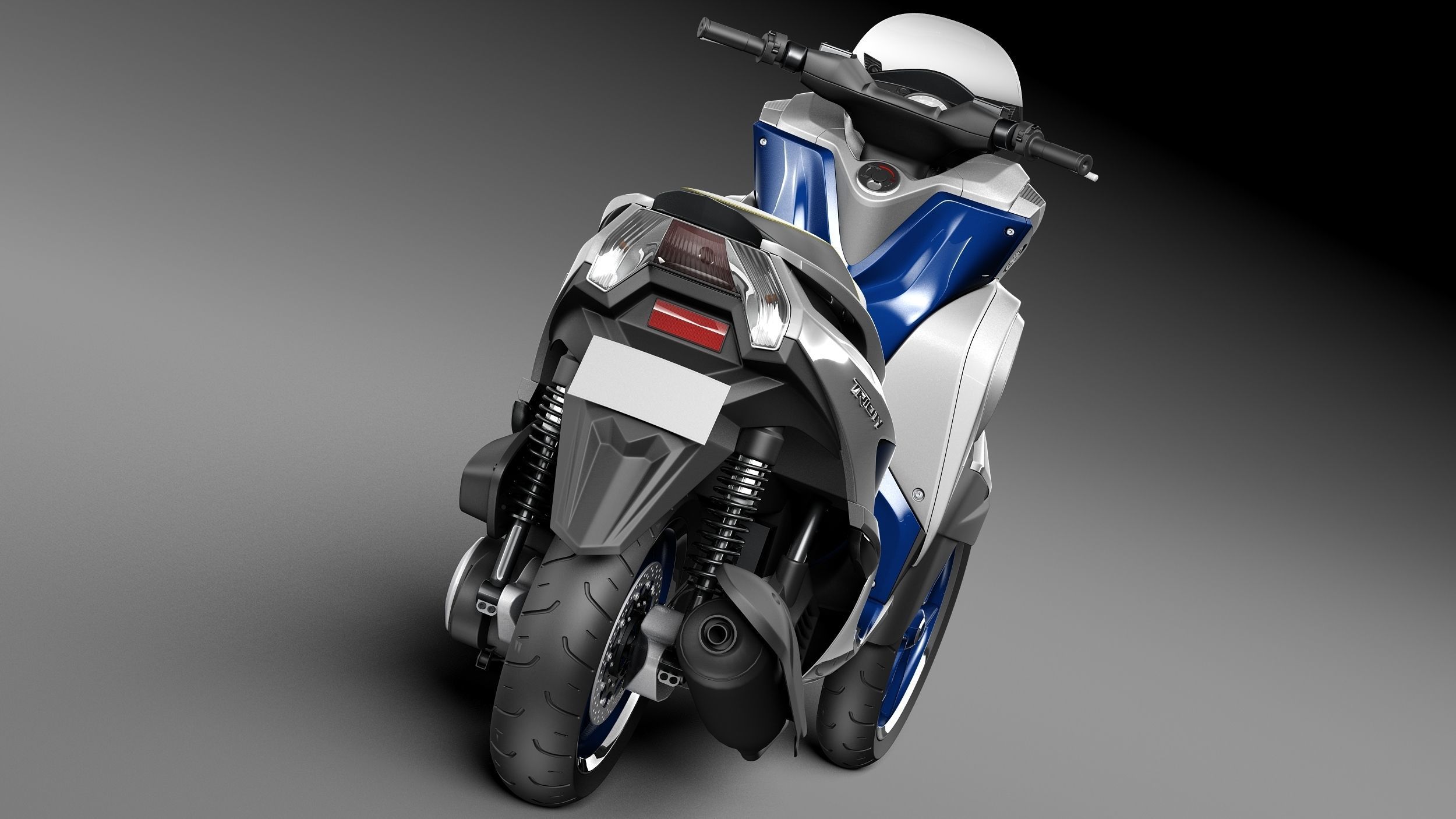 Yamaha Tricity 2015 scooter 3D model_5