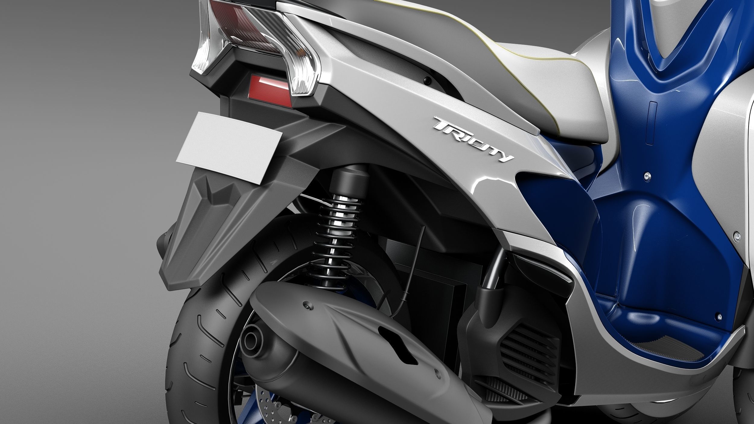 Yamaha Tricity 2015 scooter 3D model_3