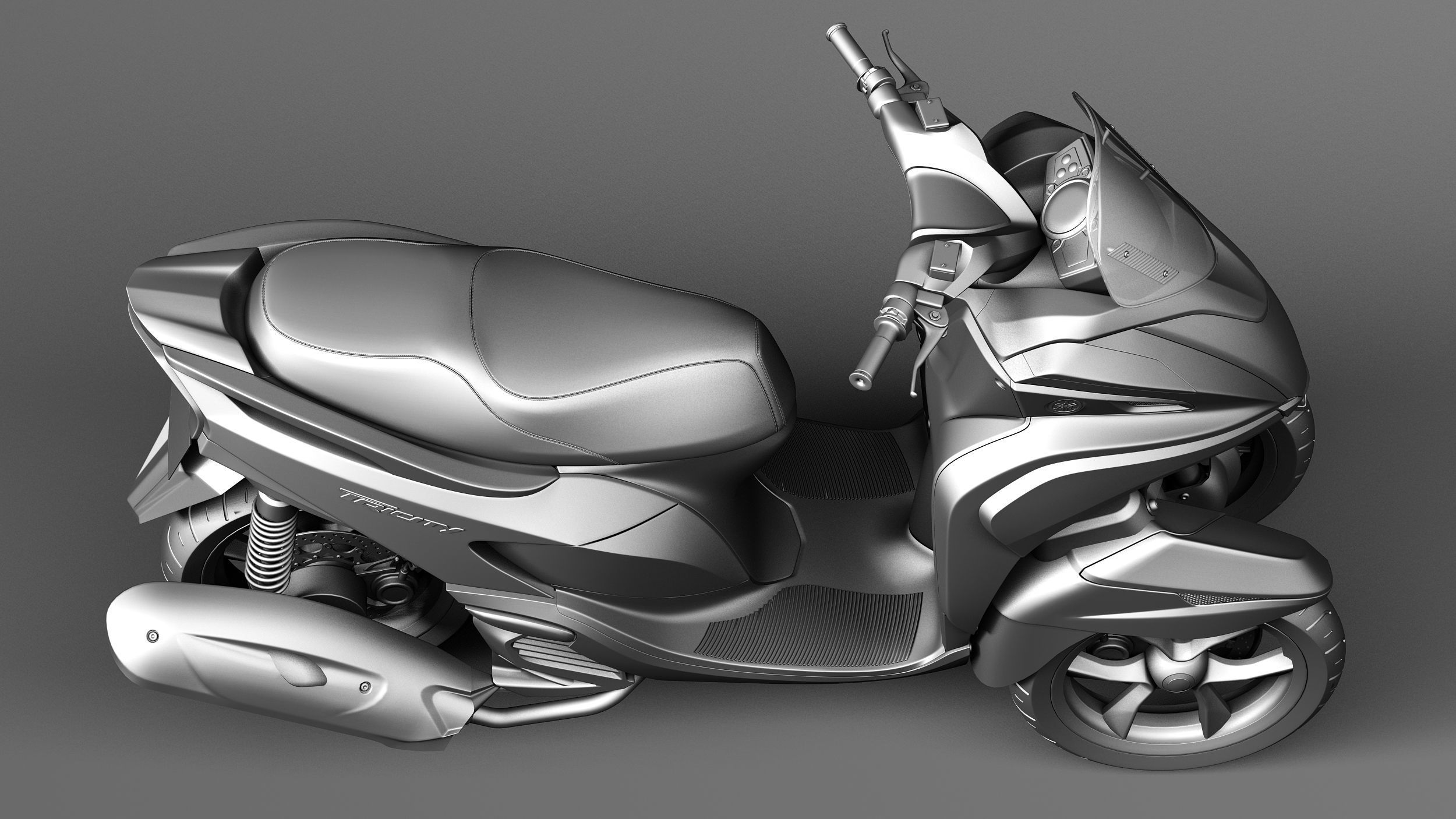 Yamaha Tricity 2015 scooter 3D model_15