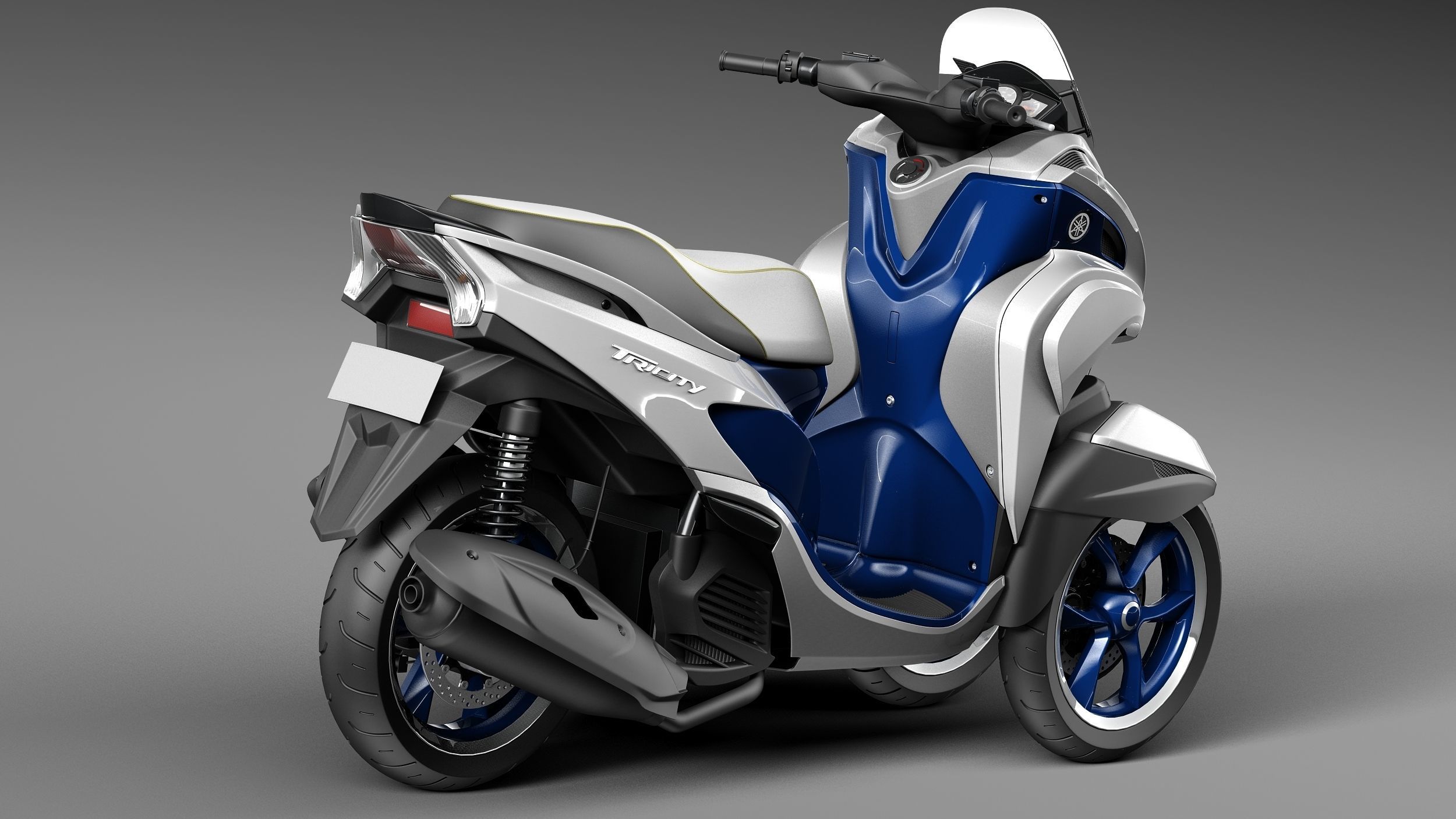 Yamaha Tricity 2015 scooter 3D model_4