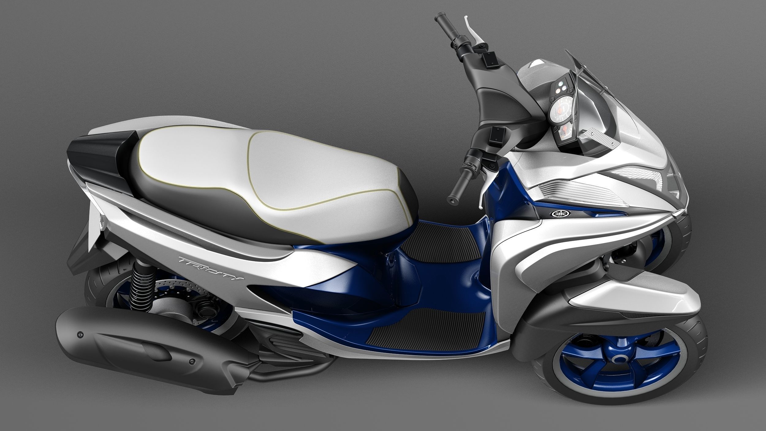 Yamaha Tricity 2015 scooter 3D model_7