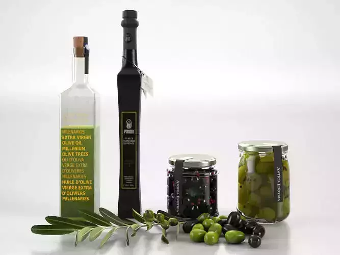Olive Oil set 3D model