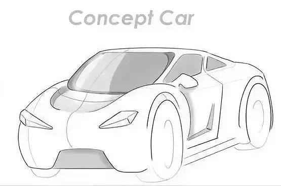 Car RC Protype Low-poly 3D model