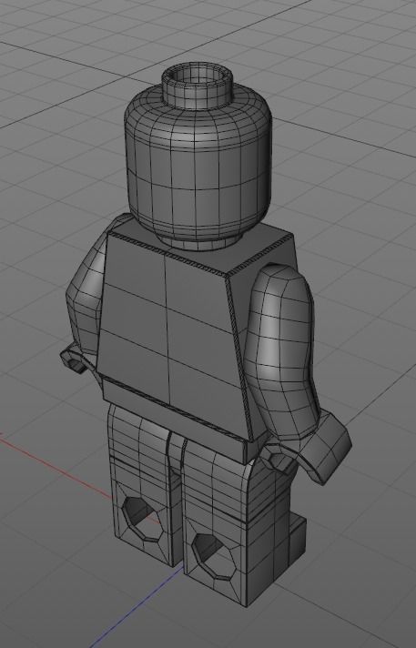 LEGO Character Low-poly 3D model_4