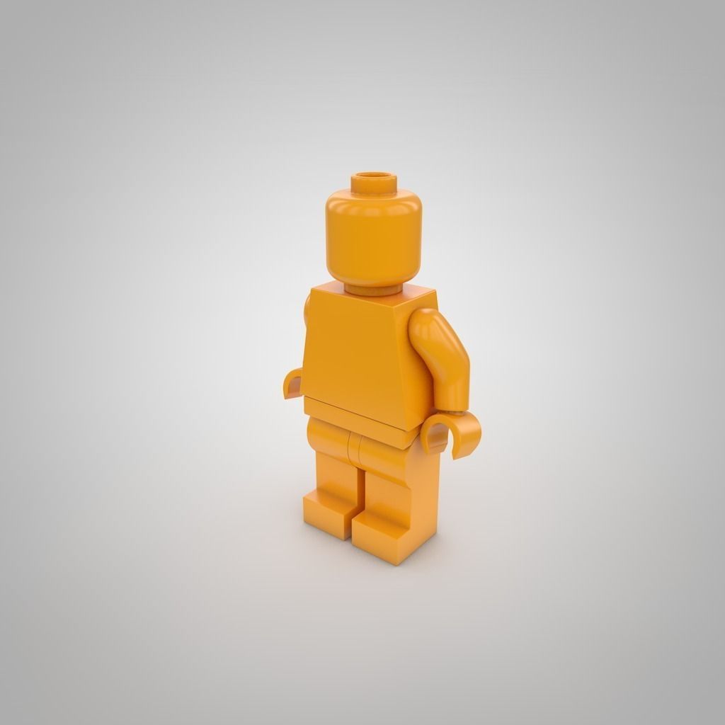 LEGO Character Low-poly 3D model_0
