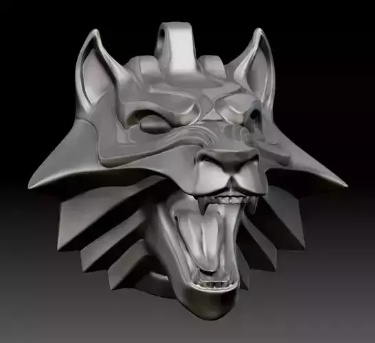 medallion The Witcher 3D print model