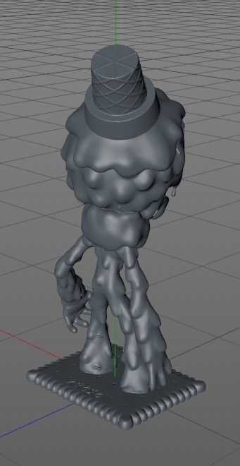 Ice Cream Creature 3D print model_4