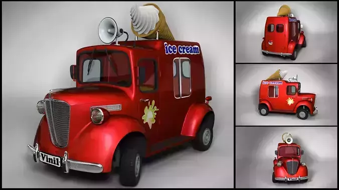 ice cream 3D model