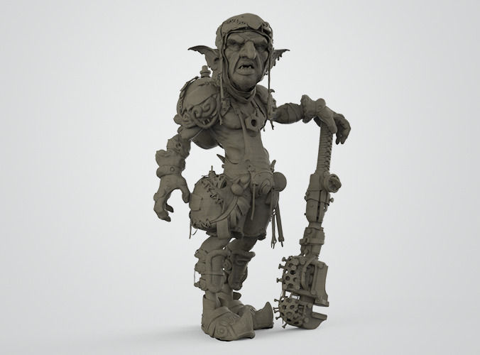 Little Goblin 3D model_6