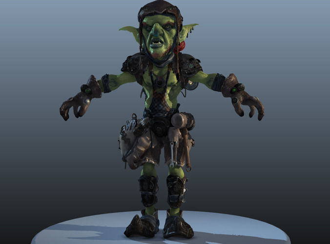 Little Goblin 3D model_14