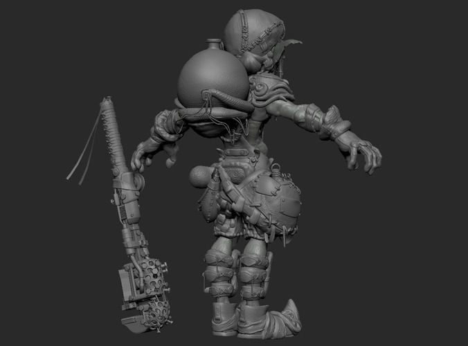 Little Goblin 3D model_9