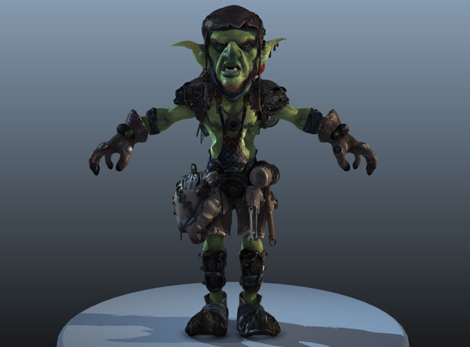 Little Goblin 3D model_11