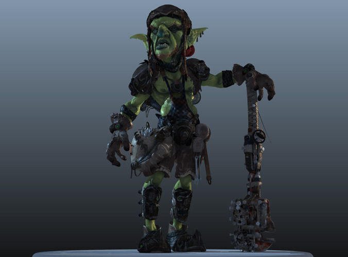 Little Goblin 3D model_15