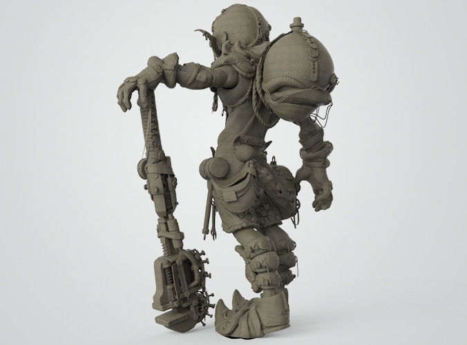 Little Goblin 3D model_7