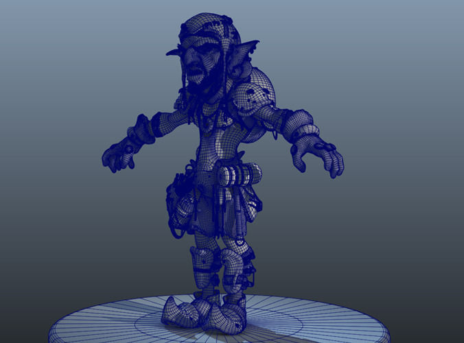 Little Goblin 3D model_20