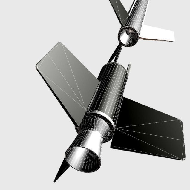 Aerobee 100 Rocket 3D model_17