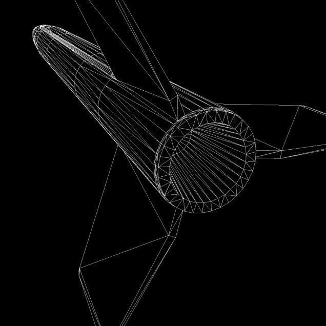 Aerobee 100 Rocket 3D model_21