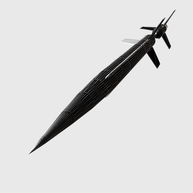 Aerobee 100 Rocket 3D model_13