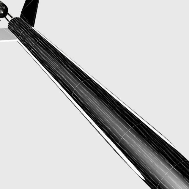 Aerobee 100 Rocket 3D model_11