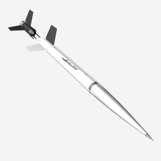 Aerobee 100 Rocket 3D model_3