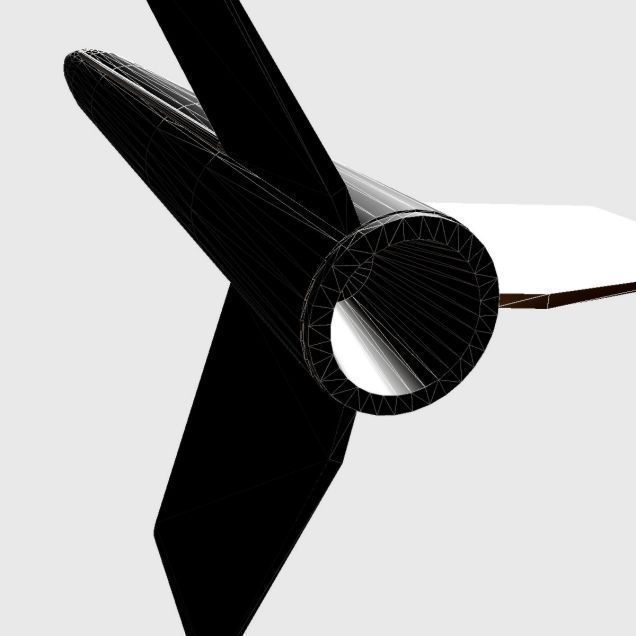 Aerobee 100 Rocket 3D model_14
