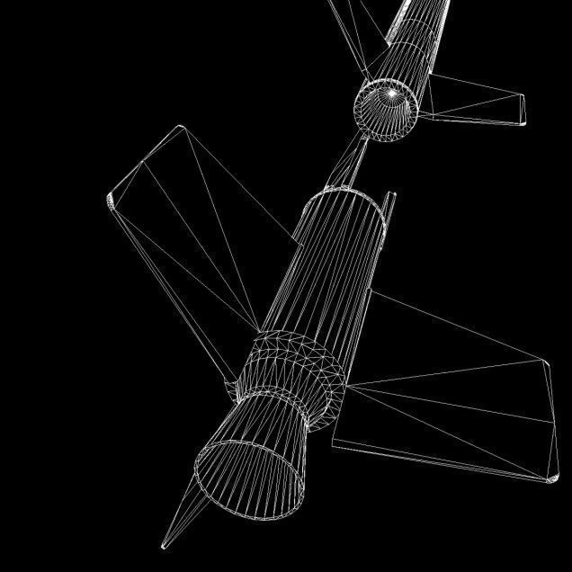 Aerobee 100 Rocket 3D model_19