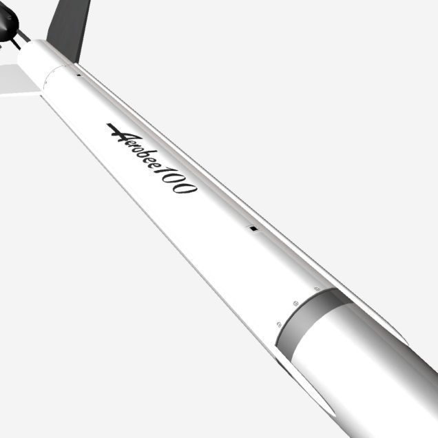 Aerobee 100 Rocket 3D model_2