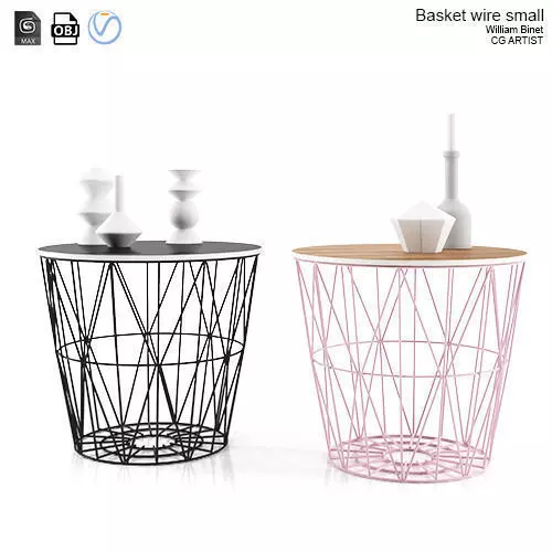 Basket wire Free 3D model