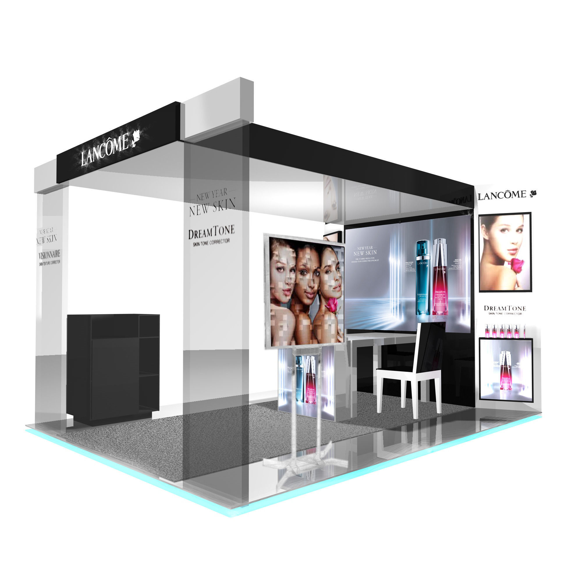 Stand of Lancome 3D model_5