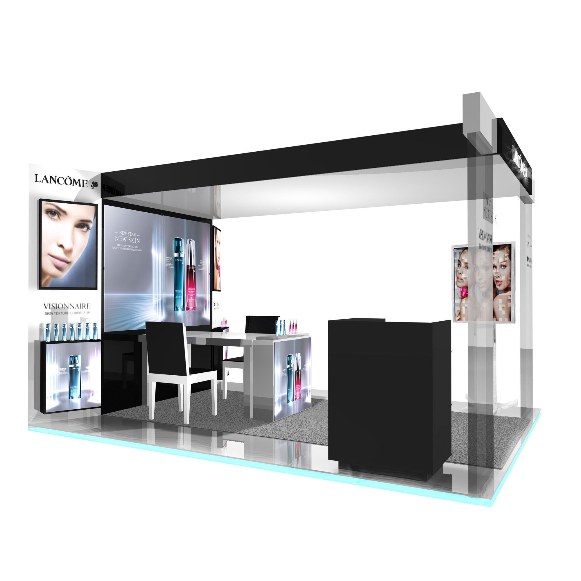 Stand of Lancome 3D model_4
