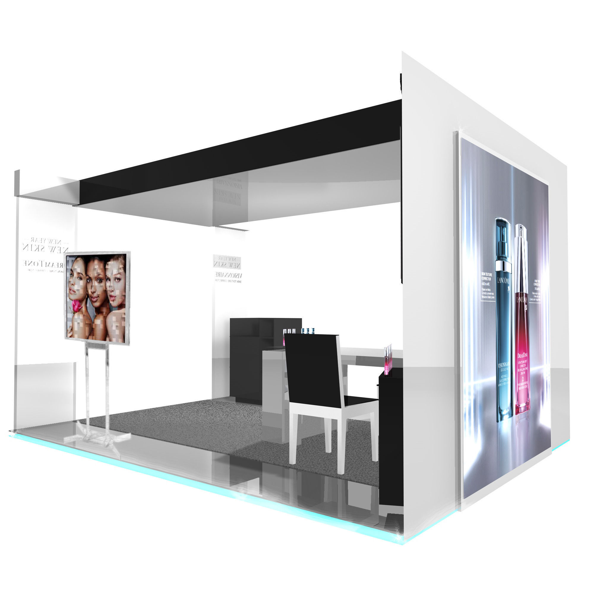 Stand of Lancome 3D model_6