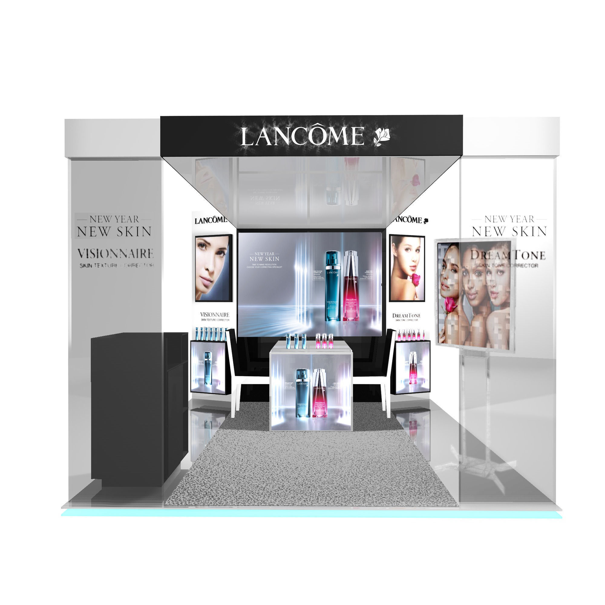 Stand of Lancome 3D model_7