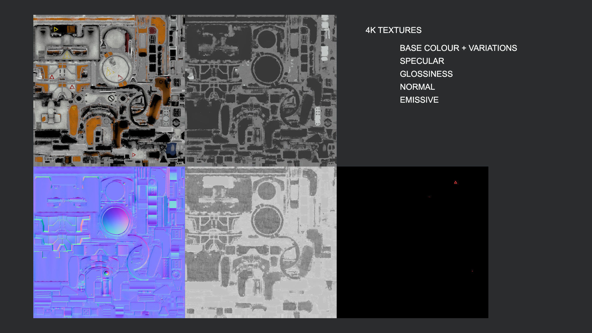 Three legged Mech Robot Low-poly 3D model_6