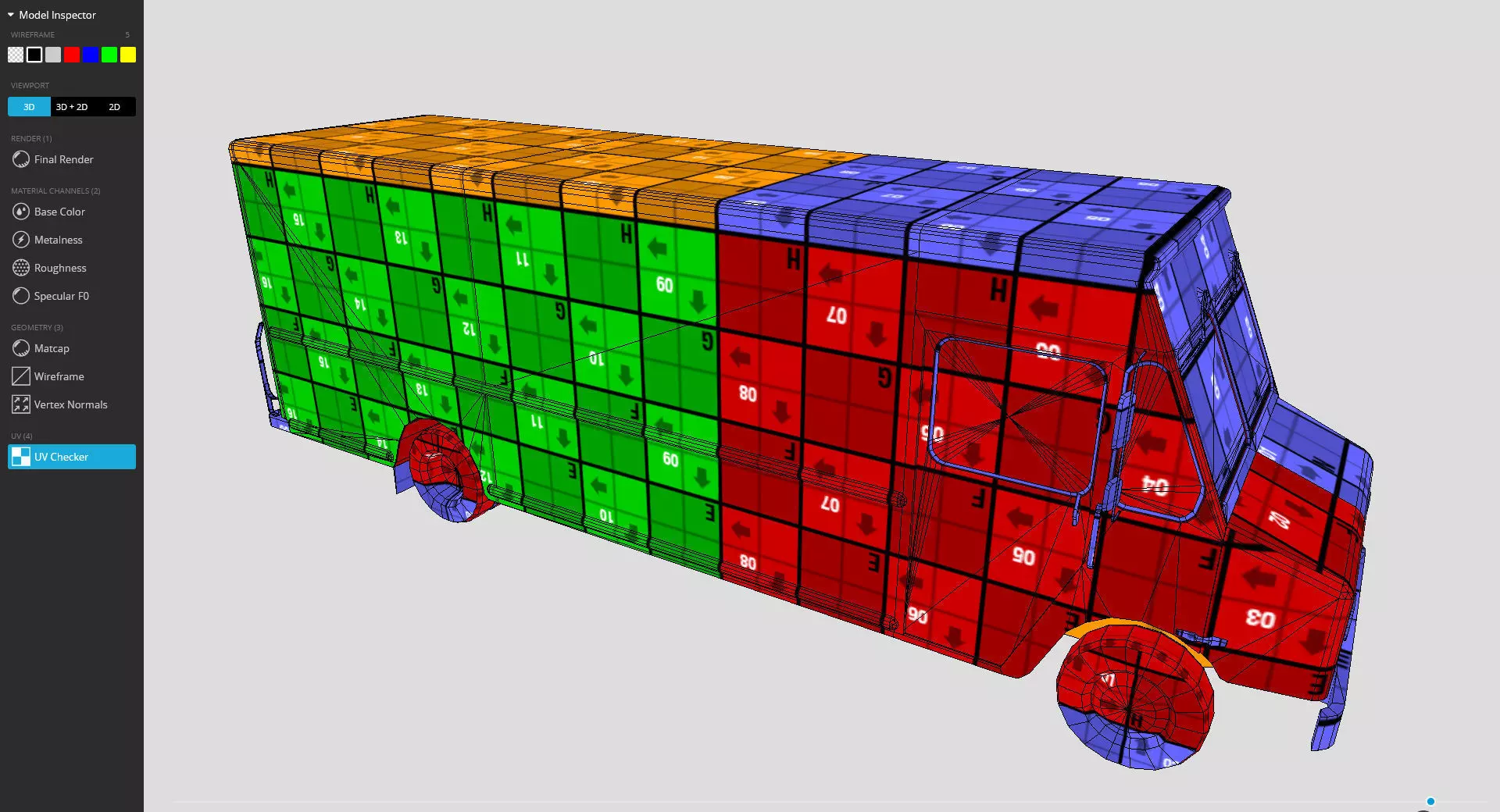 Morgan Olson FedEx Low-poly 3D model_9