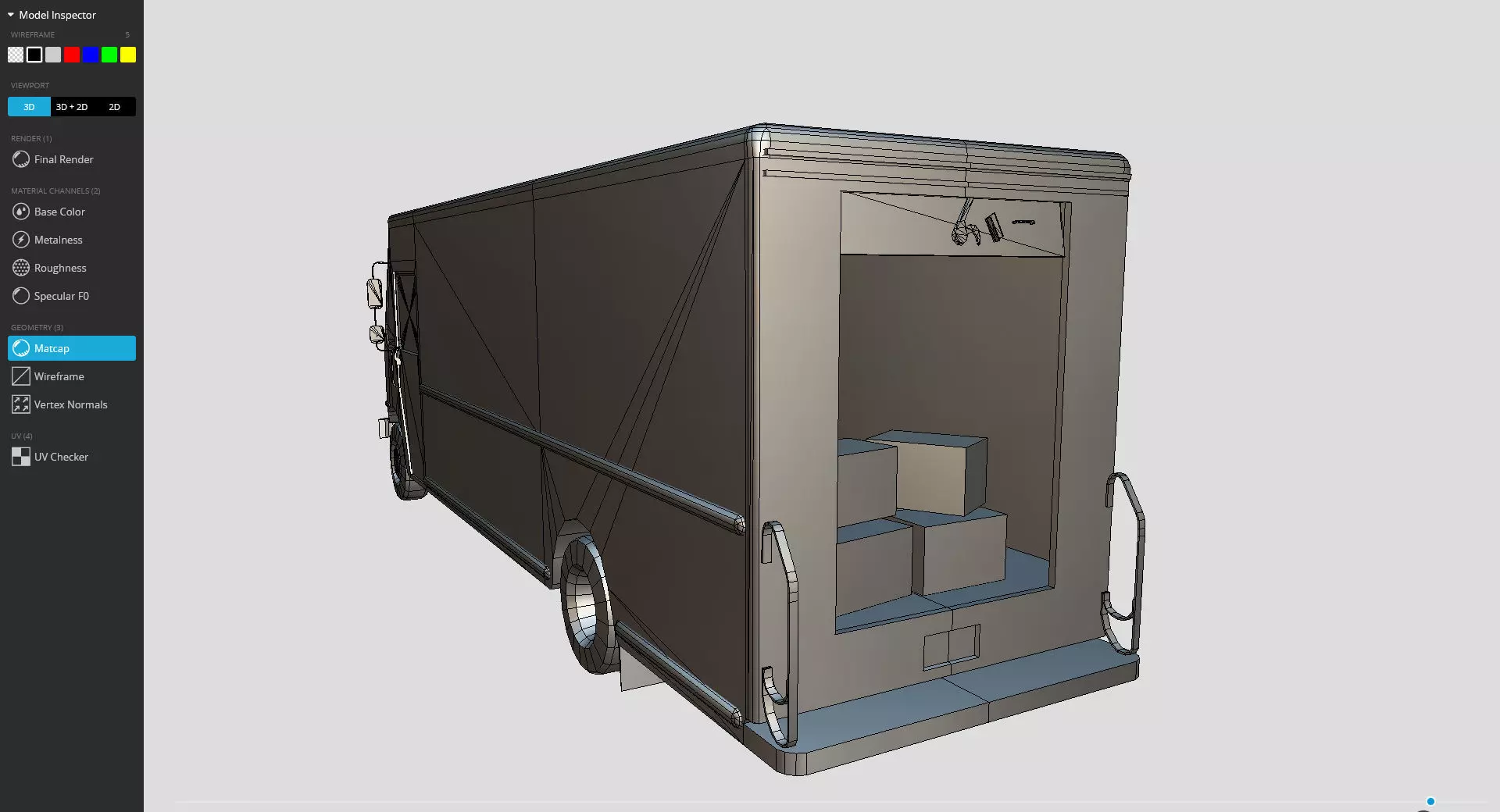 Morgan Olson FedEx Low-poly 3D model_11