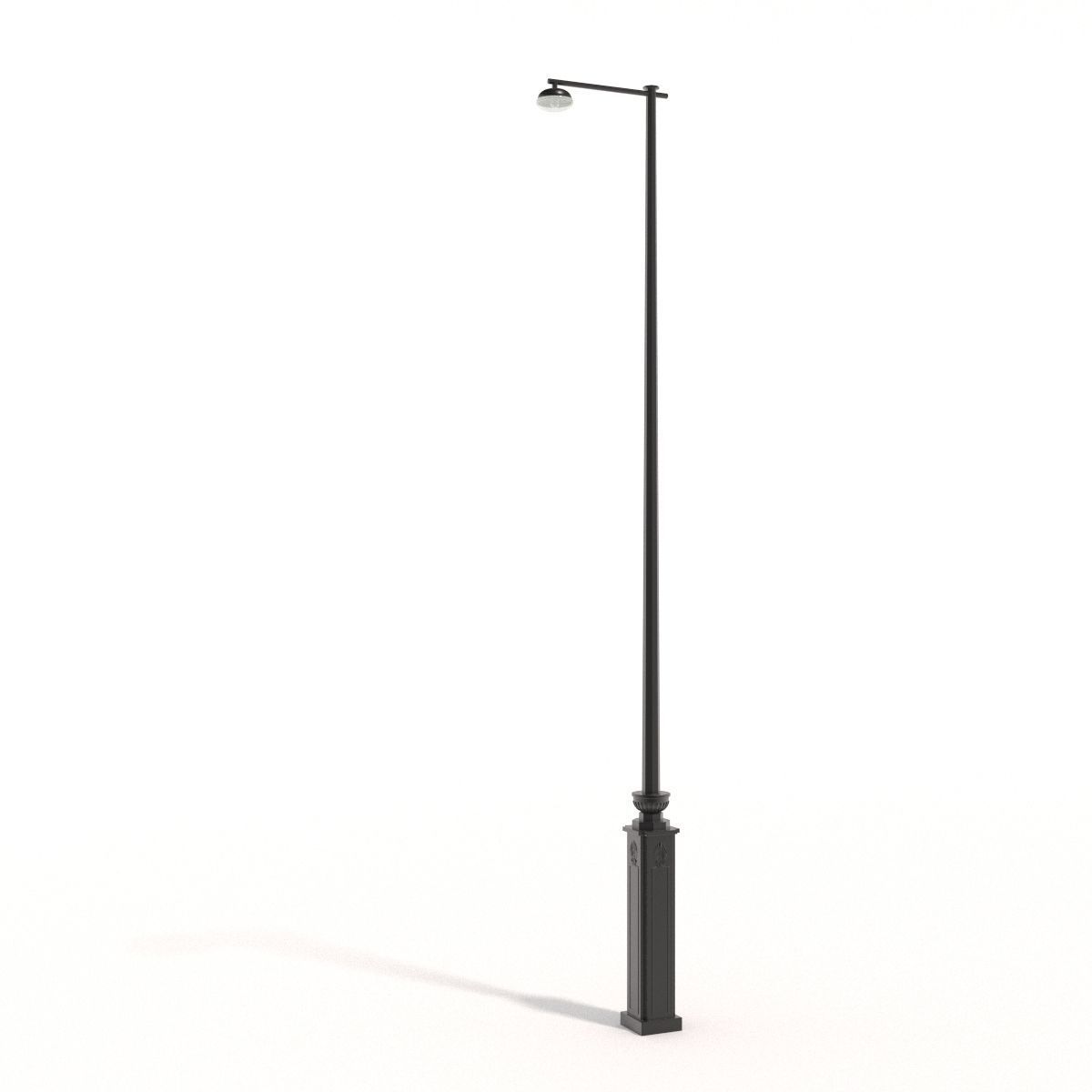 Cast iron street lamp B 3D model_2