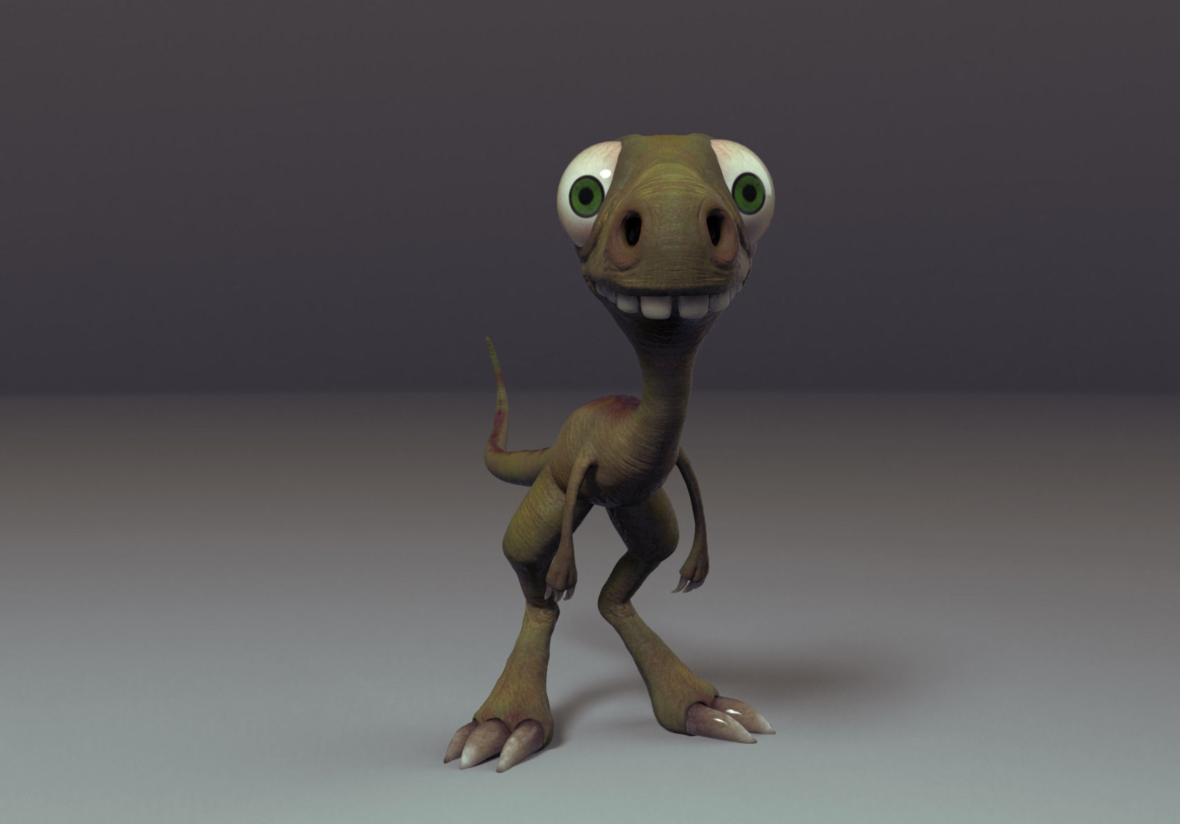 Stylized Dino 3D model_1