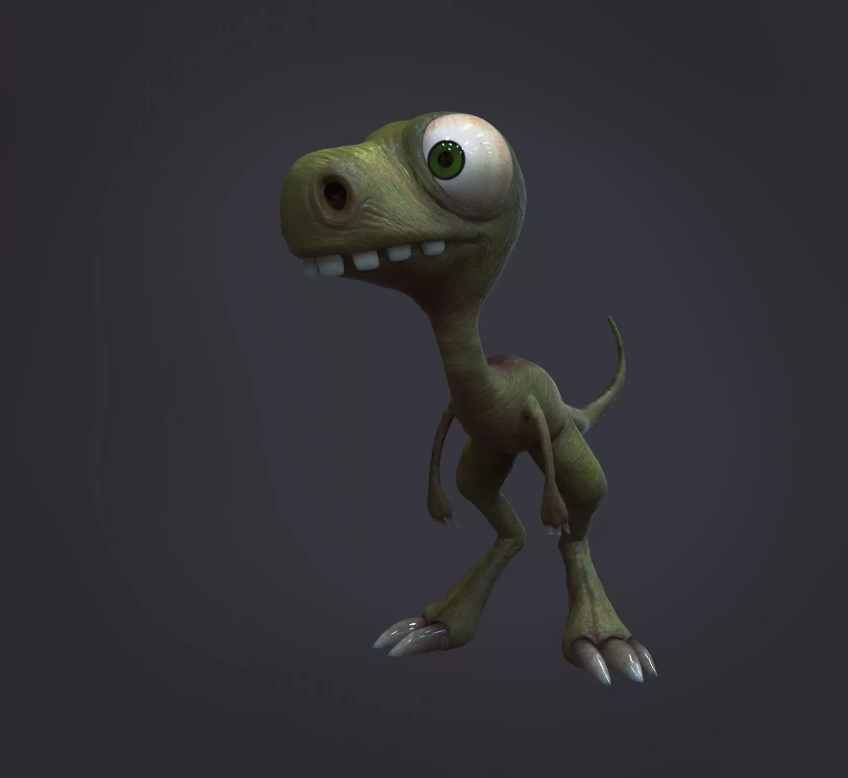 Stylized Dino 3D model_0