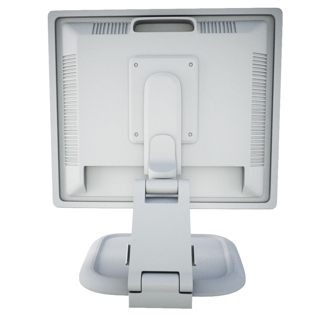 HP LCD  Monitor 3D model_7