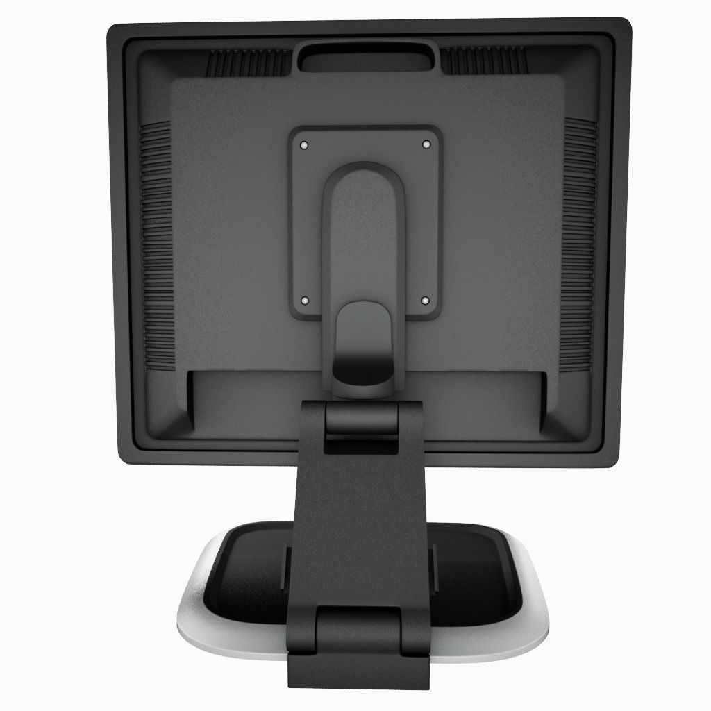 HP LCD  Monitor 3D model_2