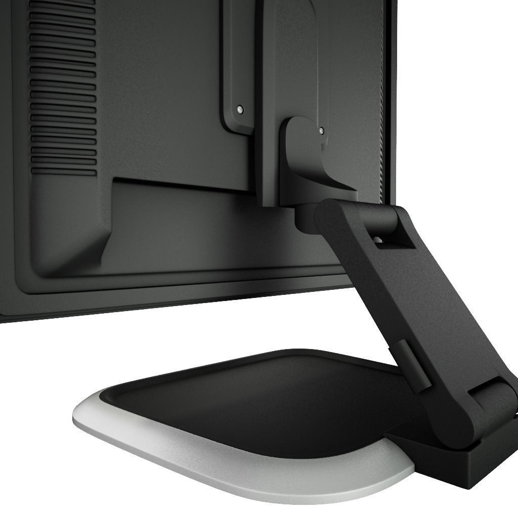 HP LCD  Monitor 3D model_3