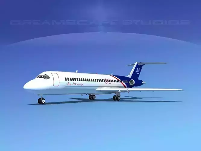 Douglas DC-9-30 Air Liberty 3D model