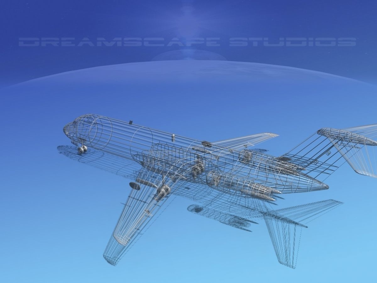 Douglas DC-9-30 TWA 3D model_16