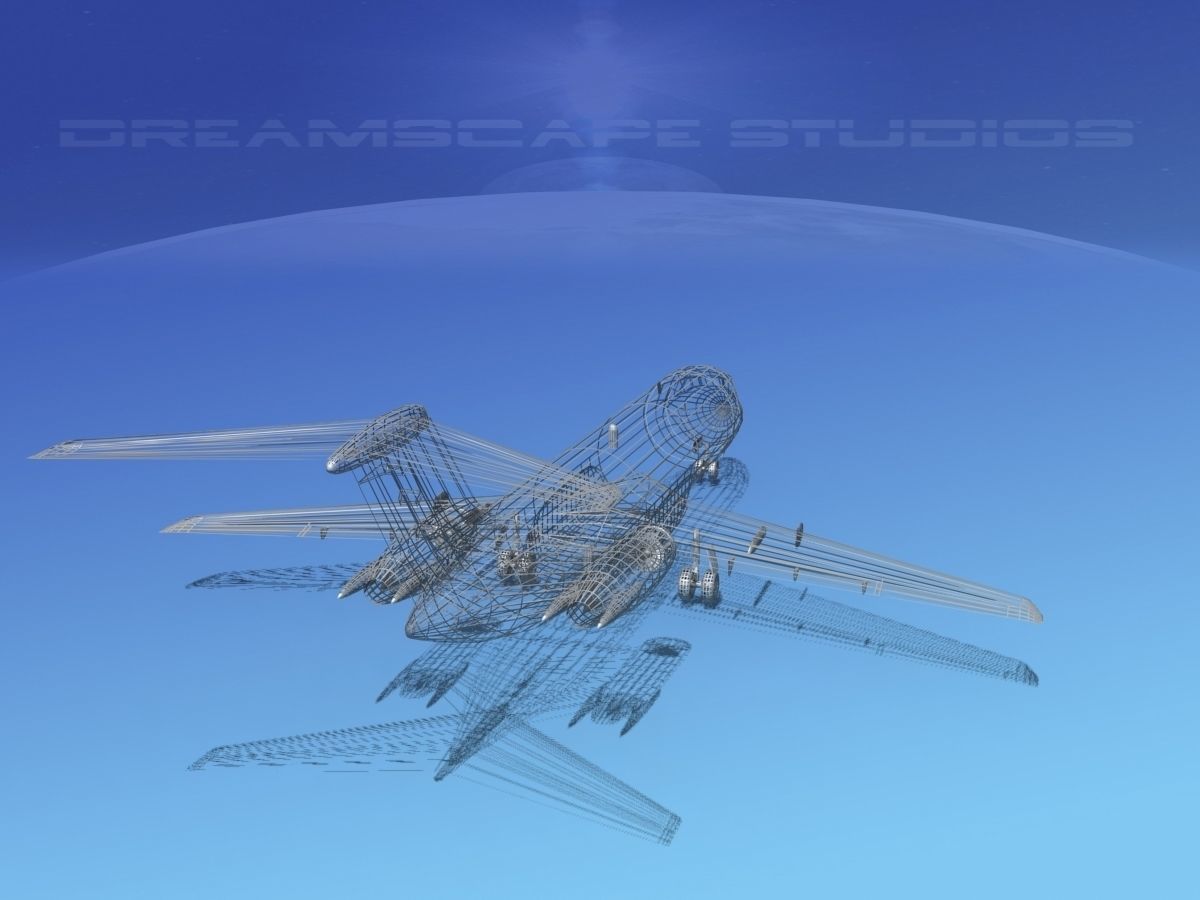 Douglas DC-9-30 TWA 3D model_15