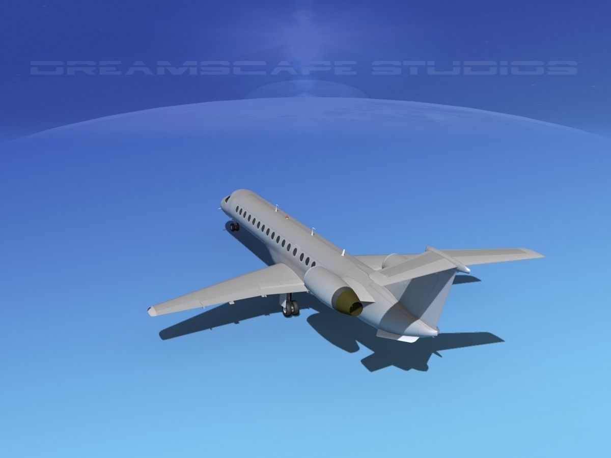 Embraer ERJ-145 Bare Metal 3D model_7