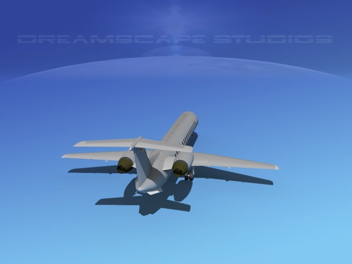 Embraer ERJ-145 Bare Metal 3D model_6