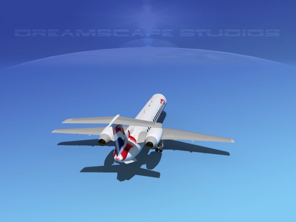 Embraer ERJ-145 British Airways 3D model_6